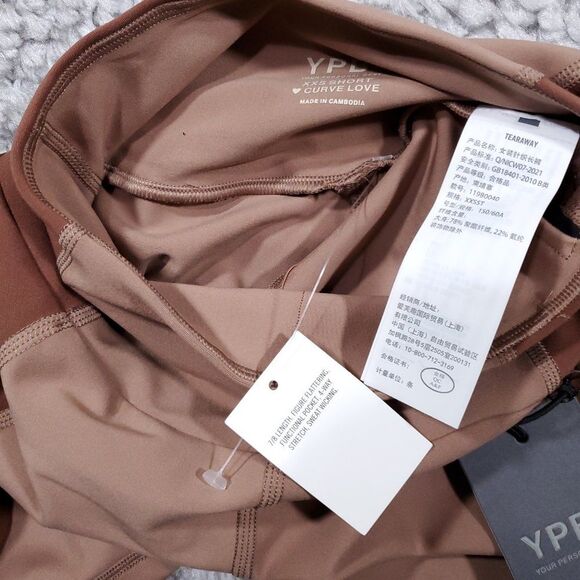 Abercrombie XXS Short YPB sculptLUX Curve Love 7/8 Length Leggings Colorblock - Picture 6 of 10